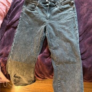 Kut from the Kloth Washed Black High-Rise Jeans